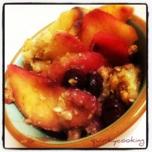 apple berry custard crumble quirky cooking