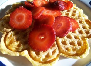 Blender-Batter Brown Rice Waffles or Pancakes - Quirky Cooking