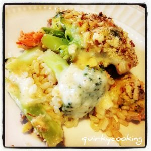 Salmon-Rice Casserole - Quirky Cooking