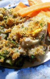 Sunny Scalloped Eggs & Broccoli (or Silverbeet) - Quirky Cooking