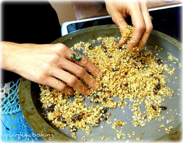 quinoa granola - quirky cooking