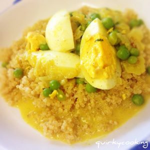 Quick Egg Curry with Quinoa