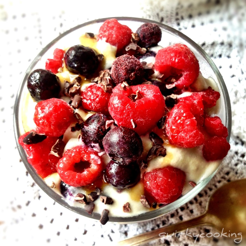 Layered Maqui Chia Pudding - Quirky Cooking