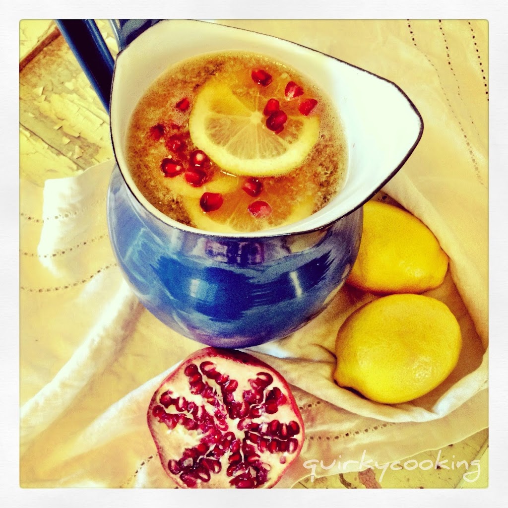 Pomegranate Lemonade - Quirky Cooking