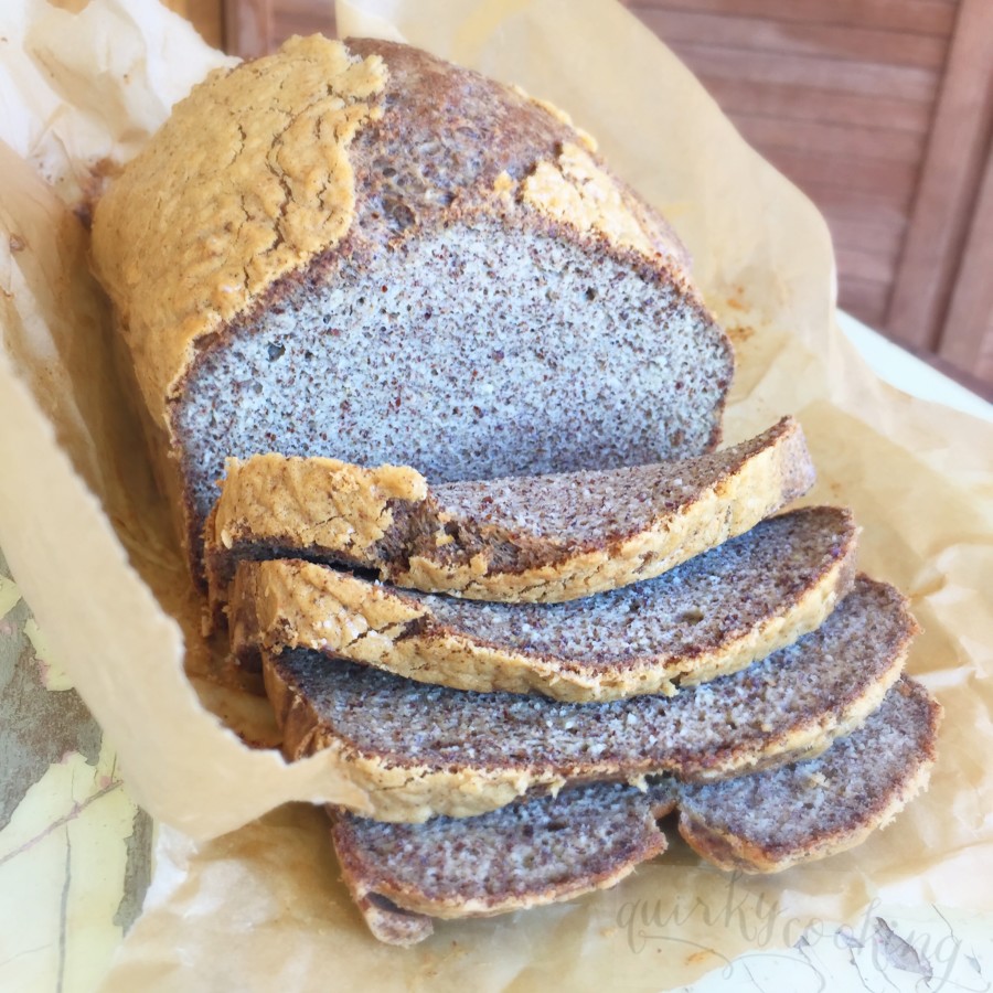 almond linseed paleo bread - quirky cooking