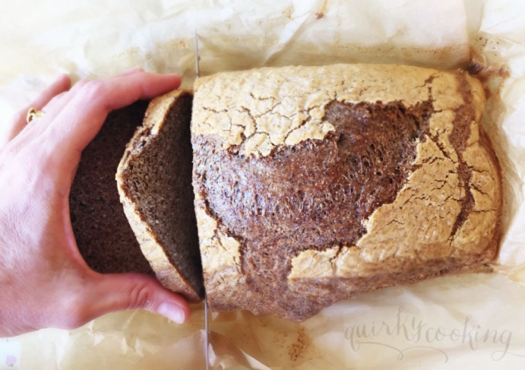 Almond & Linseed Paleo Bread - Quirky Cooking