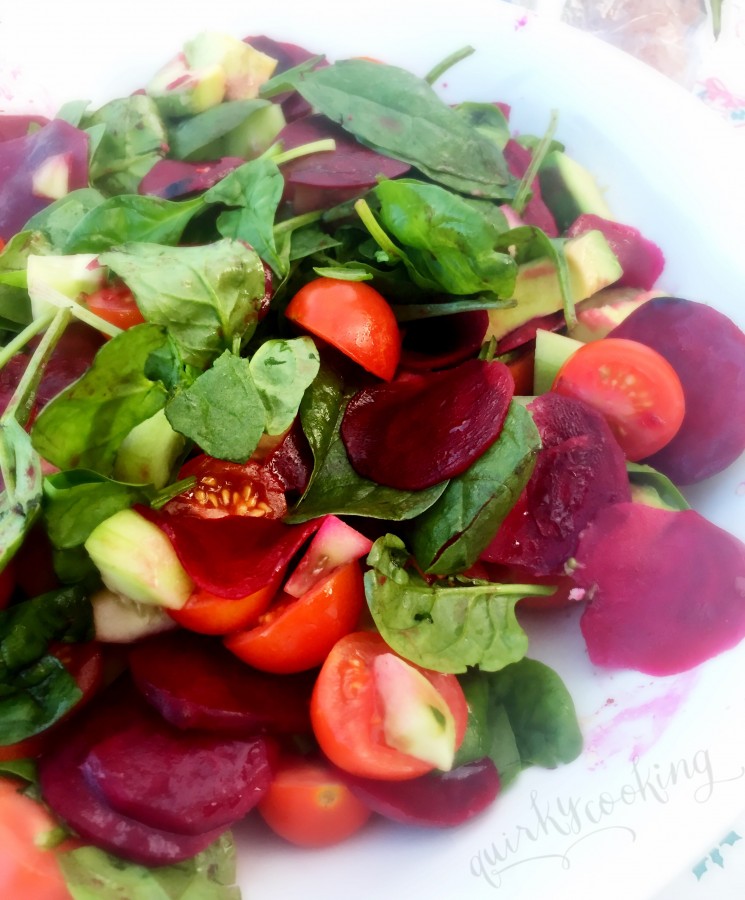 Marinated Beetroot Salad - Quirky Cooking