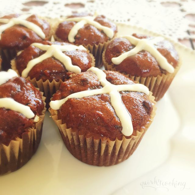 Grain Free Hot Cross Muffins (GAPS Friendly) - Quirky Cooking