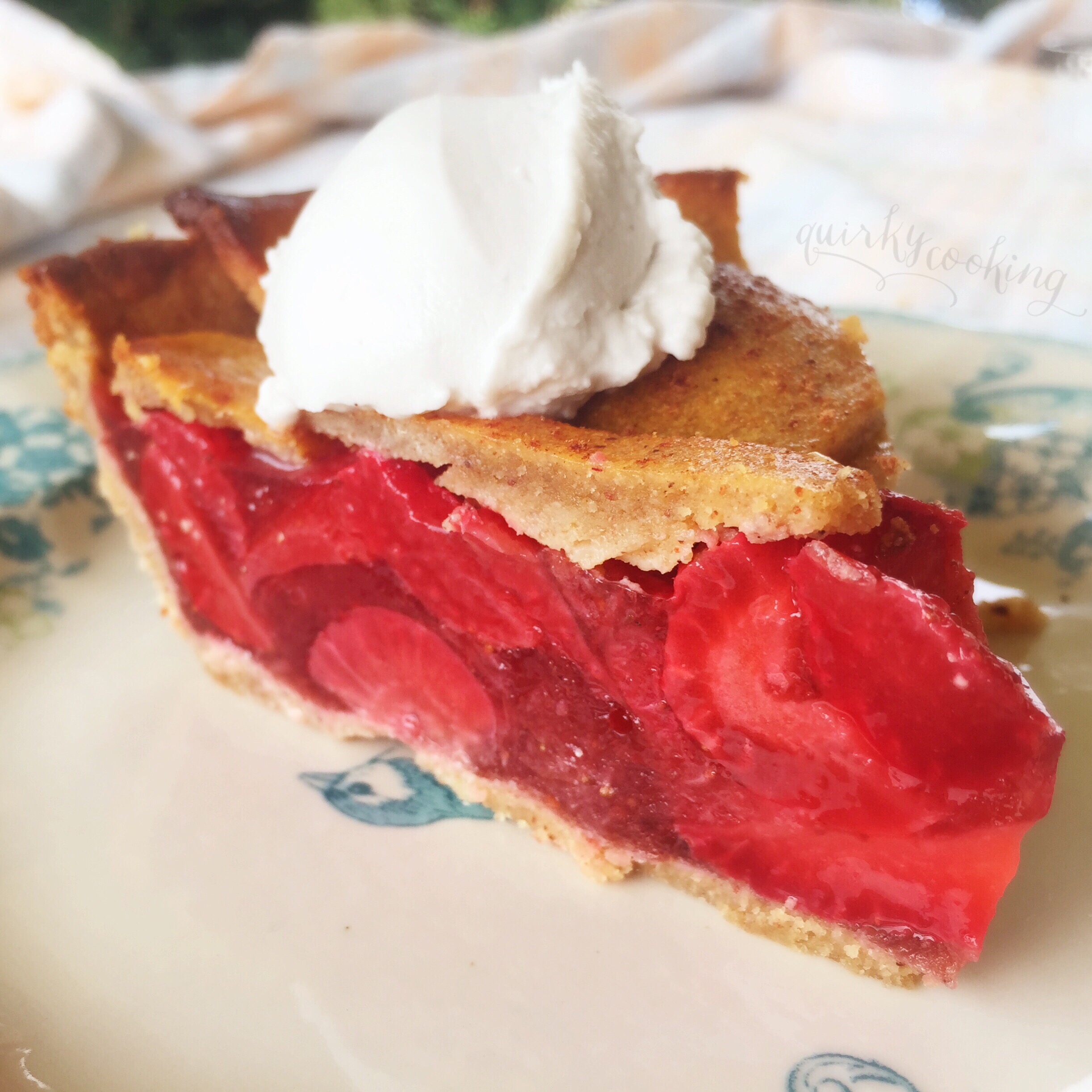 Strawberry Jelly Pie (Grain Free) GAPS, DF - Quirky Cooking