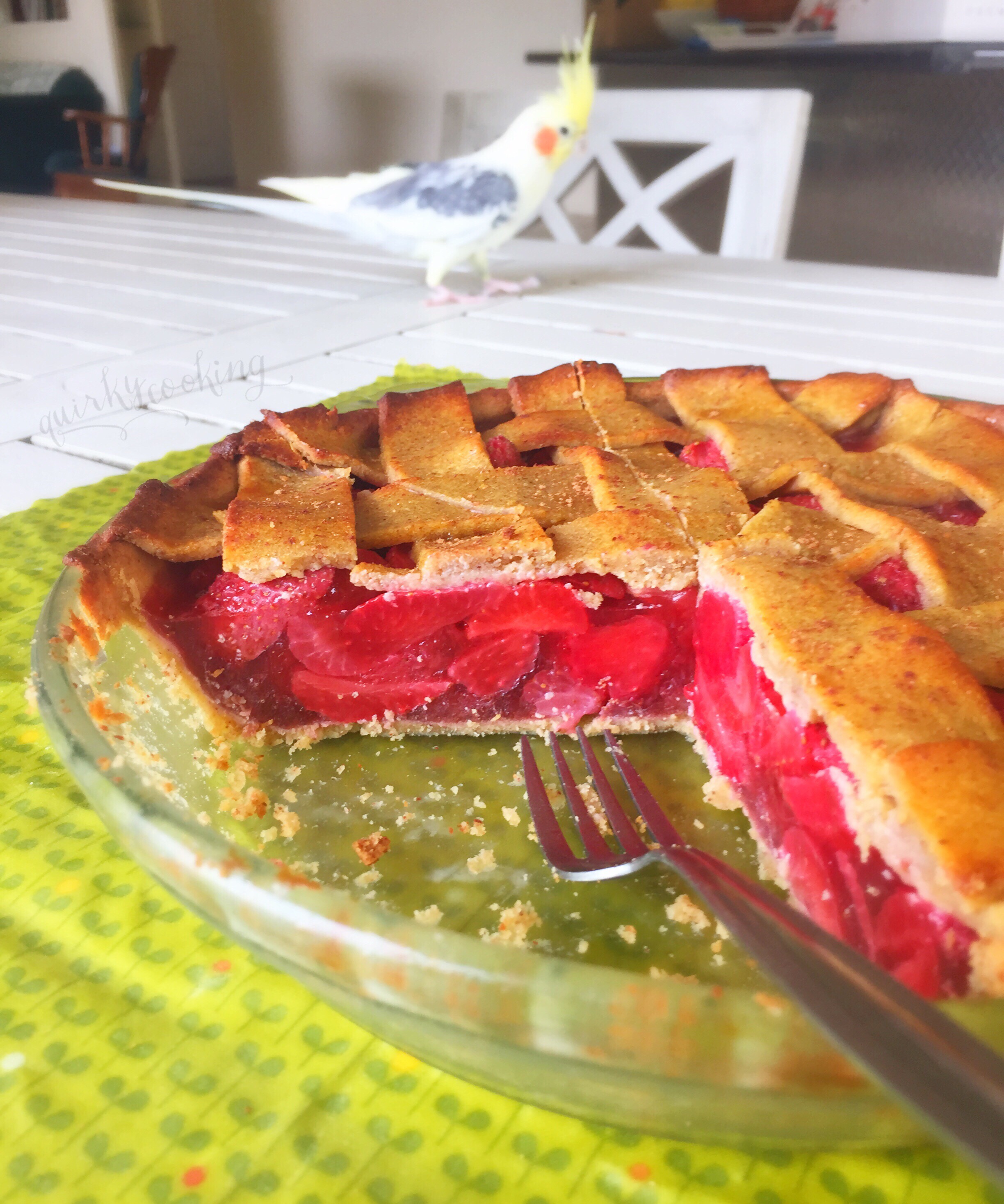 Quirky Cooking Grain Free Strawberry Pie