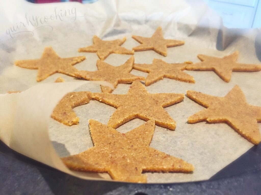 Grain Free Gingerbread Star Biscuits - Quirky Cooking