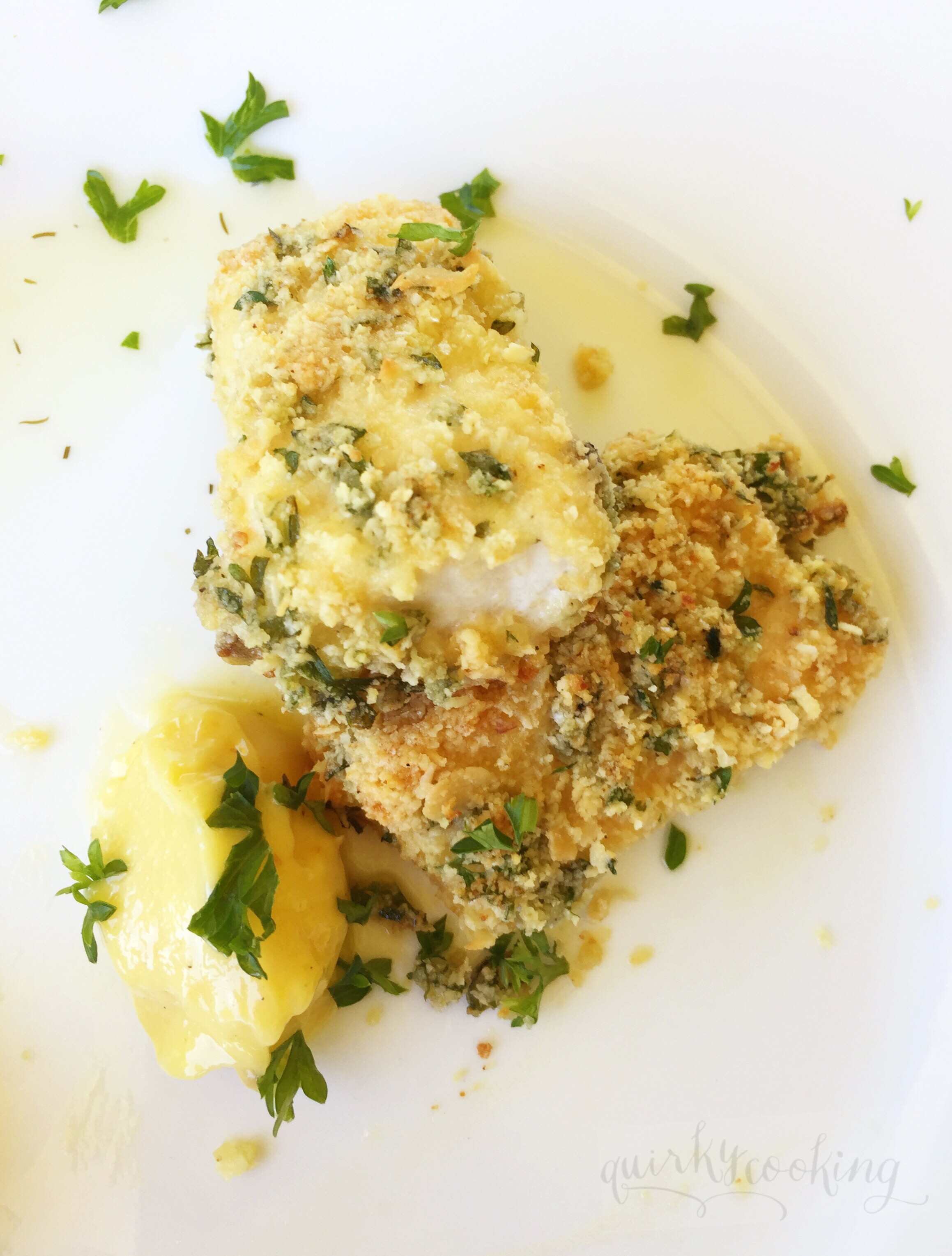 Baked Fish Fingers (Grain Free), Quirky Cooking
