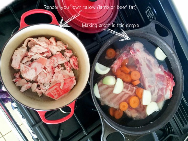 Bone Broth & Traditional Fats lower inflammation in the gut, Quirky Cooking