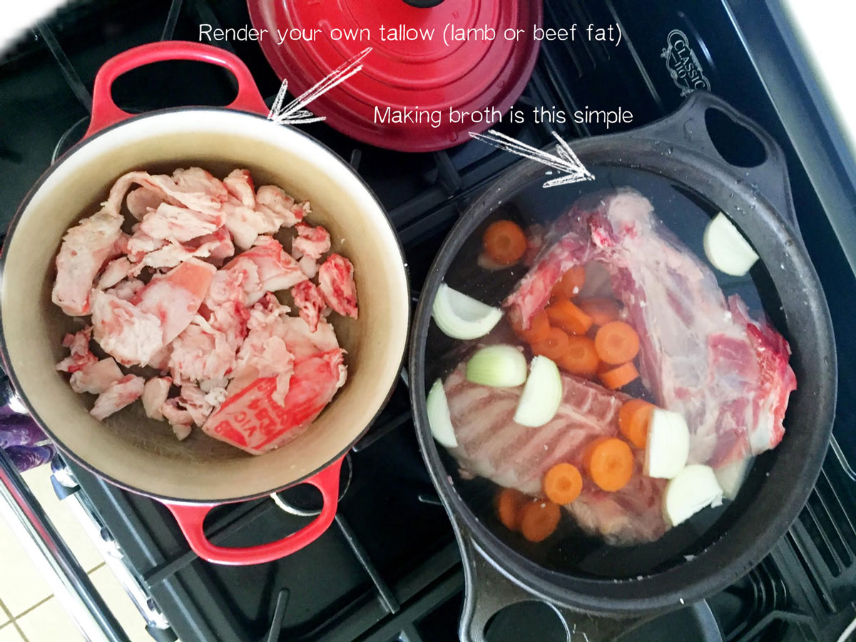 Bone broths & traditional fats - Quirky Cooking