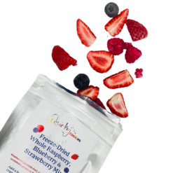Freeze-dried raspberry, strawberry & blueberry mix, Quirky Cooking