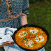 Spicy Pumpkin Mash with Baked Eggs, Quirky Cooking