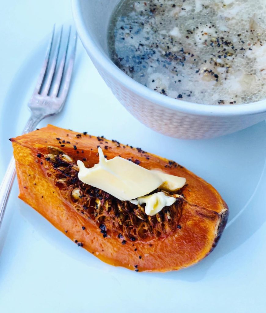 Roast Pumpkin Wedges, Quirky Cooking