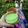 Creamy Pine Lime Green Smoothie - Quirky Cooking
